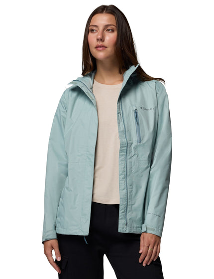 Columbia Pouring Adventure III Waterproof Hiking Jacket - Crushed Blueimage7- The Sports Edit