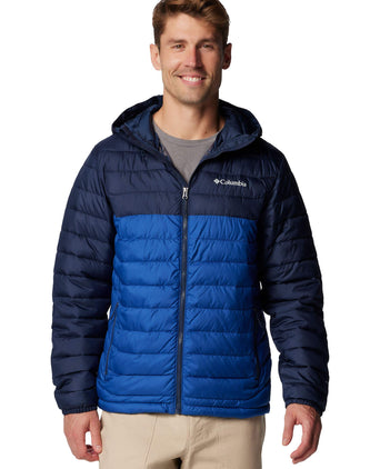 Powder Lite™ II Hooded Jacket - Mountain Blue, Collegate Navy