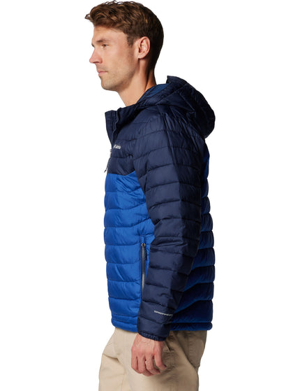 Columbia Powder Lite™ II Hooded Jacket - Mountain Blue, Collegate Navyimages2- The Sports Edit