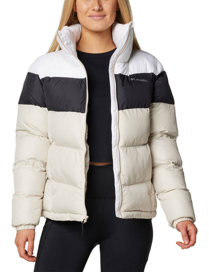 Columbia Puffect II Colourblock Puffer Jacket - Dark Stone/Black/Whiteimage4- The Sports Edit