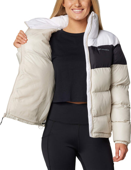 Columbia Puffect II Colourblock Puffer Jacket - Dark Stone/Black/Whiteimage5- The Sports Edit