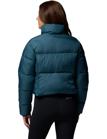Columbia Puffect II Cropped Puffer Jacket - Everblueimage2- The Sports Edit