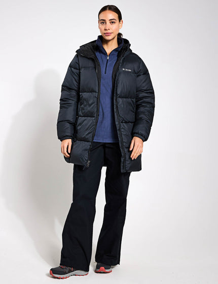 Columbia Puffect II Hooded Mid Puffer Jacket - Blackimage4- The Sports Edit