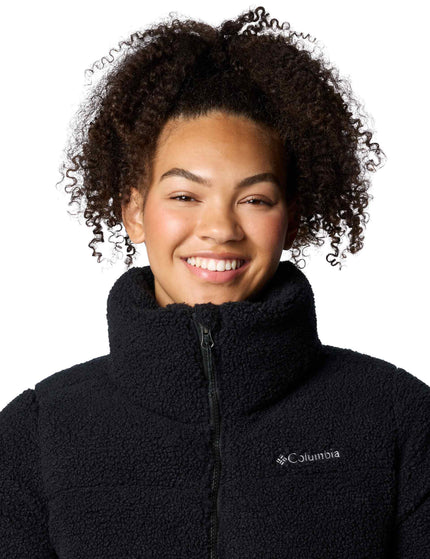 Columbia Puffect Sherpa Puffer Jacket - Blackimage4- The Sports Edit