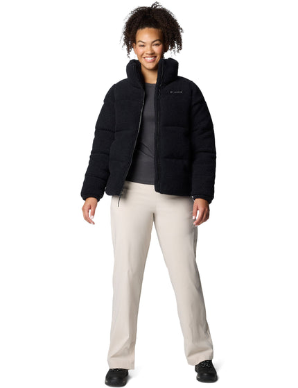 Columbia Puffect Sherpa Puffer Jacket - Blackimage6- The Sports Edit