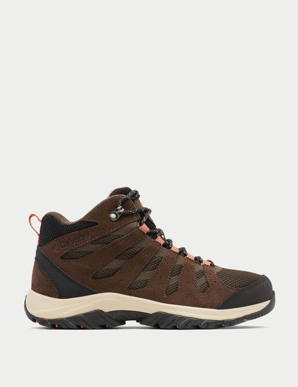 Columbia Redmond III Mid Waterproof Walking Boot - Cordovan/Dark Coralimage1- The Sports Edit
