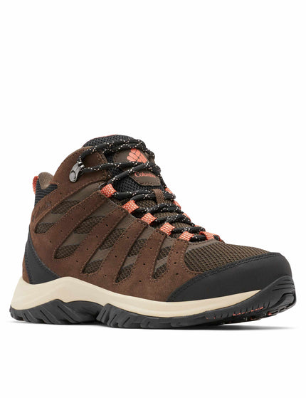 Columbia Redmond III Mid Waterproof Walking Boot - Cordovan/Dark Coralimage2- The Sports Edit
