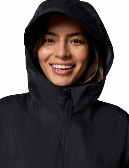 Columbia Weekend Adventure II Long Waterproof Jacket - Blackimage3- The Sports Edit