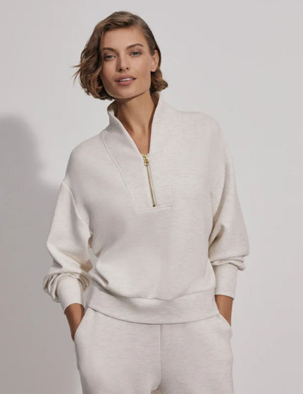 Varley Davidson Sweat - Ivory Marlimage1- The Sports Edit