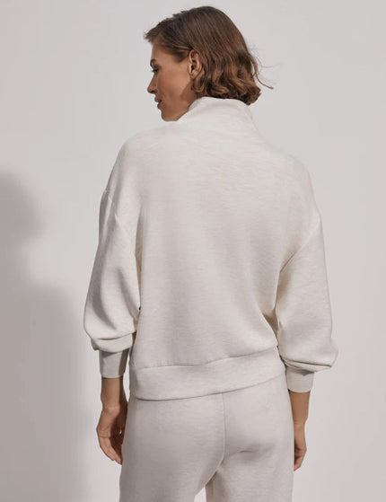 Varley Davidson Sweat - Ivory Marlimage2- The Sports Edit