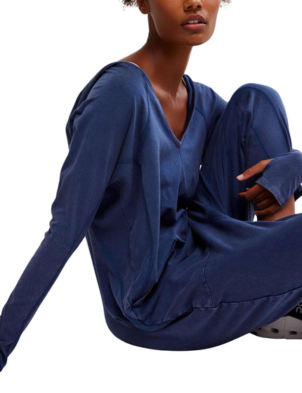 FP Movement Hot Shot Long-Sleeve Onesie - Midnight Navyimage4- The Sports Edit