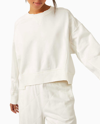 Intercept Pullover - White