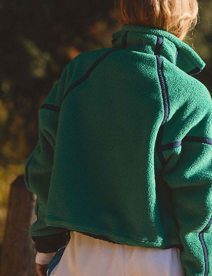 FP Movement Mountain High 1/2 Zip Fleece - Green Glowimages2- The Sports Edit