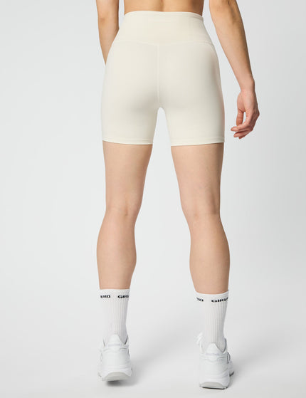 Girlfriend Collective High Waisted Run Short - Ivoryimage3- The Sports Edit