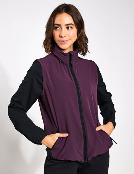 Goodmove Convertible Sports Jacket with Stormwear - Blackberryimage1- The Sports Edit