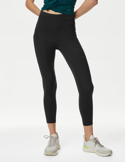 Goodmove Go Move High Waisted 7/8 Gym Leggings - Blackimage1- The Sports Edit