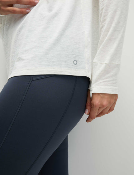 Goodmove Merinotec Crew Neck Walking Top - Ivoryimages4- The Sports Edit