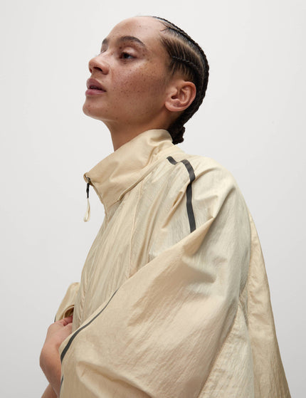 Goodmove Packable Iridescent Hooded Parka with Stormwear - Antique Creamimages6- The Sports Edit