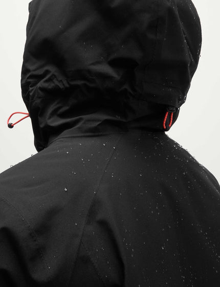 Goodmove Padded Waterproof Hooded Jacket - Blackimage4- The Sports Edit