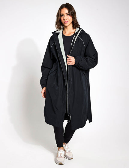 Goodmove Stormwear Borg Lined Changing Robe - Blackimage6- The Sports Edit