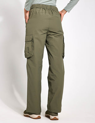 Stormwear Cargo Wide Leg Trousers - Dark Khaki