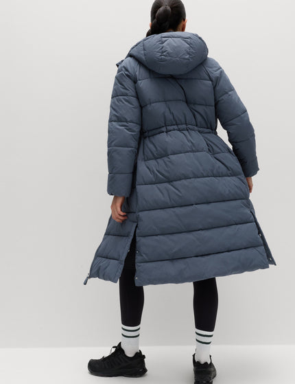 Goodmove Stormwear Hooded Longline Puffer Jacket - Nightshadeimages2- The Sports Edit