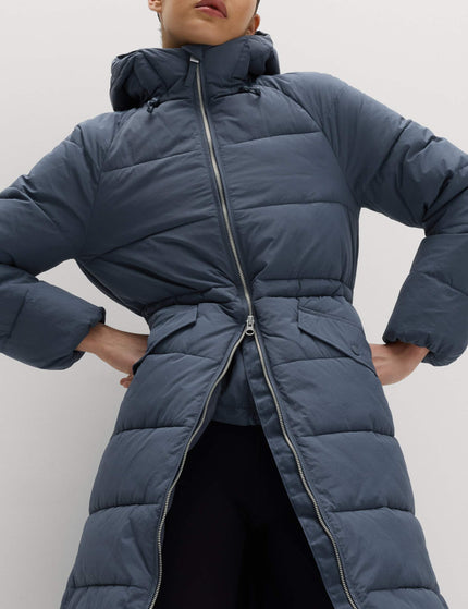Goodmove Stormwear Hooded Longline Puffer Jacket - Nightshadeimages5- The Sports Edit