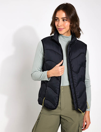 Goodmove Stormwear Quilted Puffer Gilet - Blackimage1- The Sports Edit