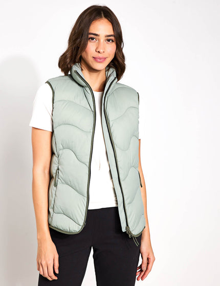 Goodmove Stormwear Quilted Puffer Gilet - Light Verdigrisimage1- The Sports Edit