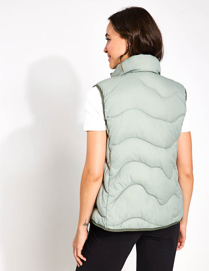 Goodmove Stormwear Quilted Puffer Gilet - Light Verdigrisimage2- The Sports Edit