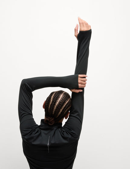 Goodmove Ultraheat Funnel Neck Running Top - Blackimage4- The Sports Edit