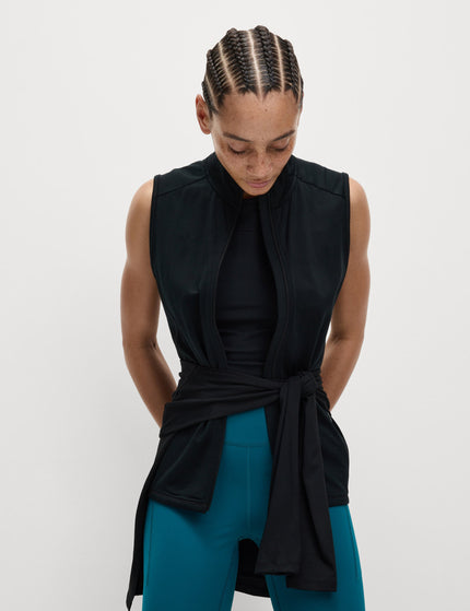 Goodmove Ultraheat Zip Up Running Gilet - Blackimage1- The Sports Edit