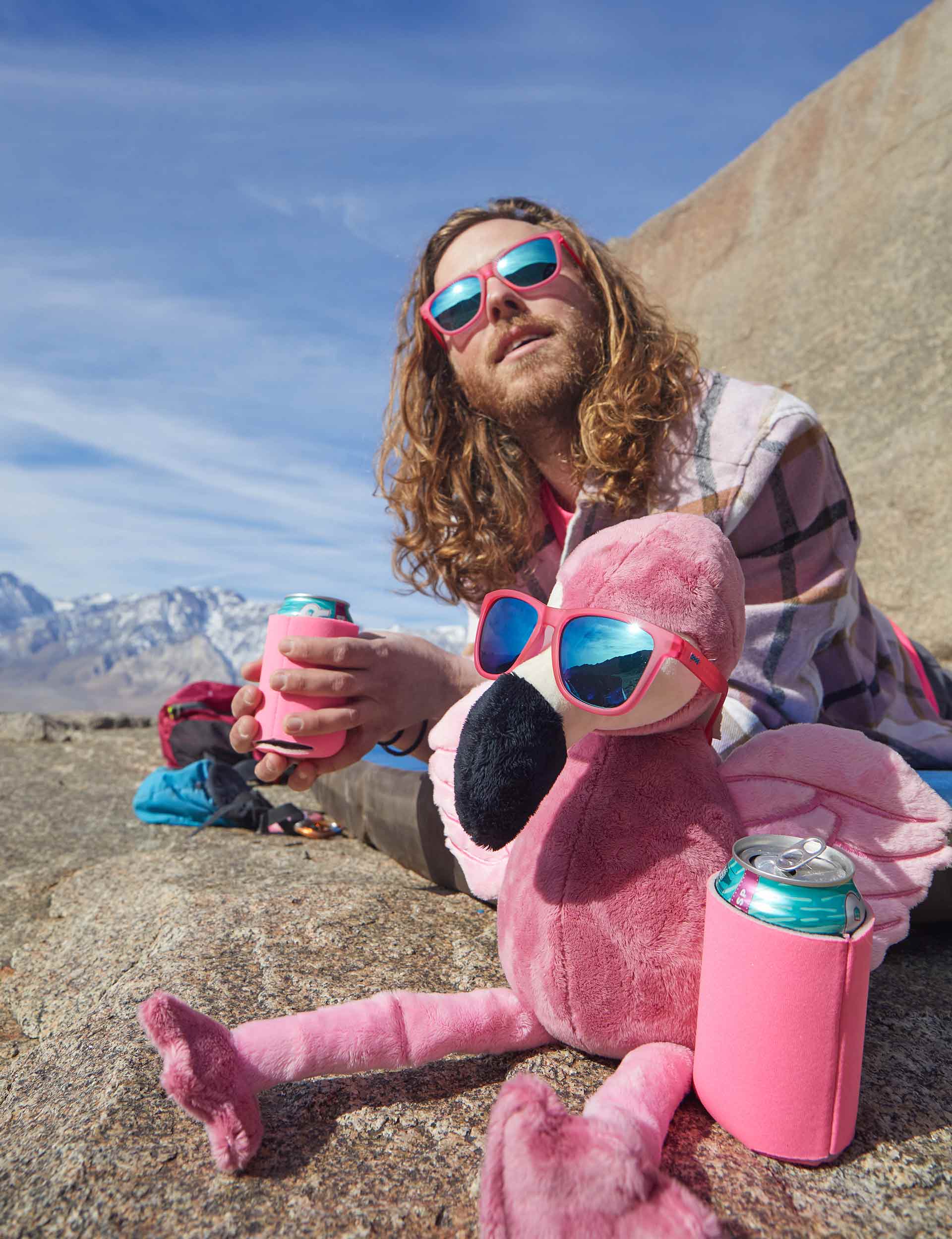 Goodr | Flamingos On A Booze Cruise Sunglasses- Pink | The