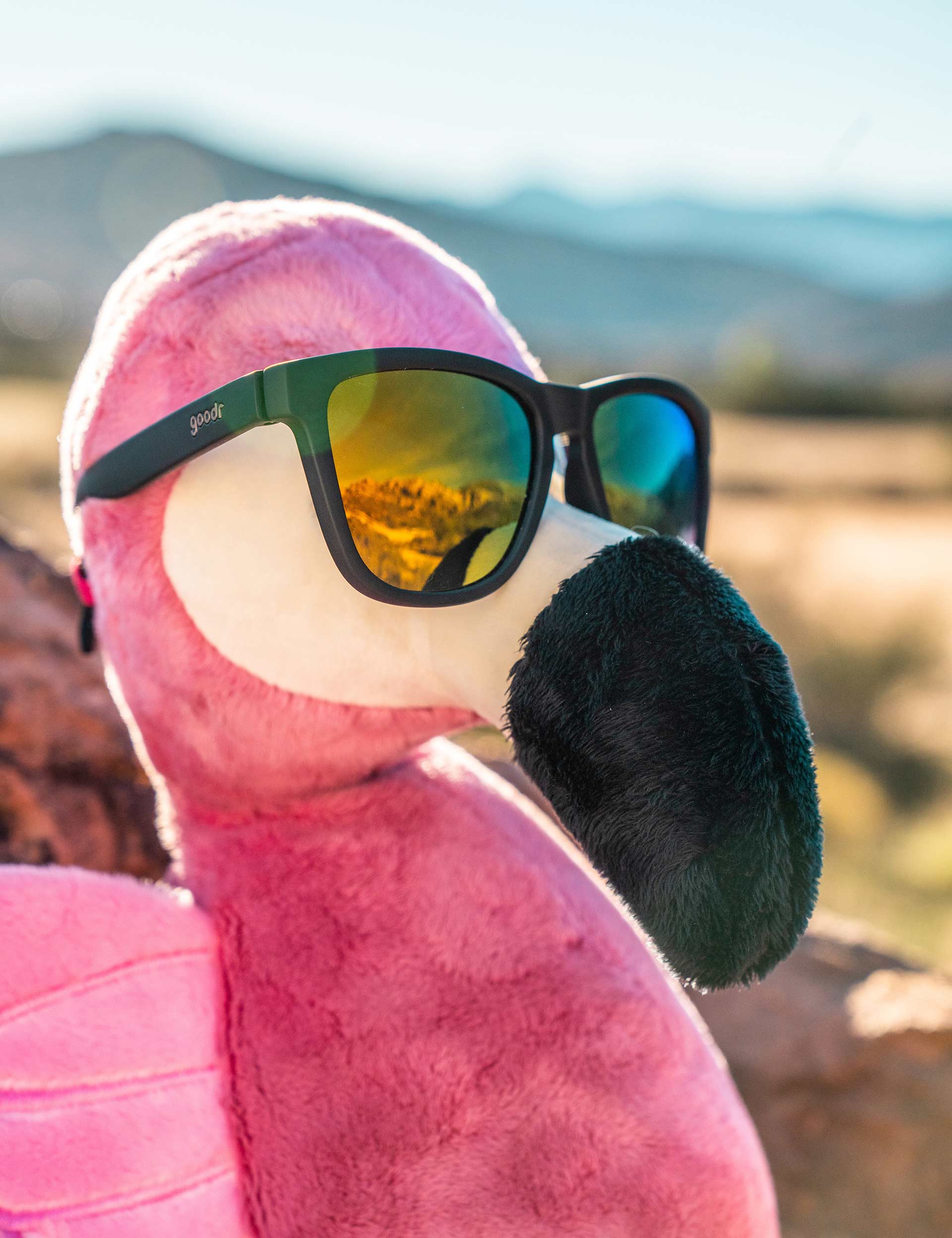 Goodr | Whiskey Shots With Satan Sunglasses - Black | The