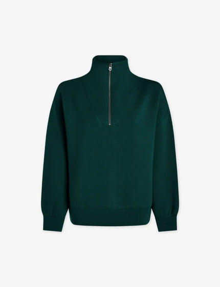 Varley Hawley Half Zip Sweat - Forestimage6- The Sports Edit