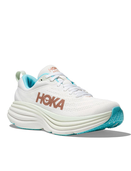 HOKA Bondi 8 - Frost/Rose Goldimage2- The Sports Edit