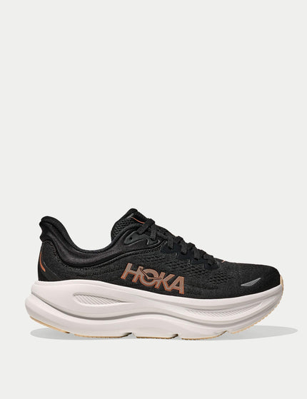 HOKA Bondi 9 - Black/Rose Goldimage1- The Sports Edit