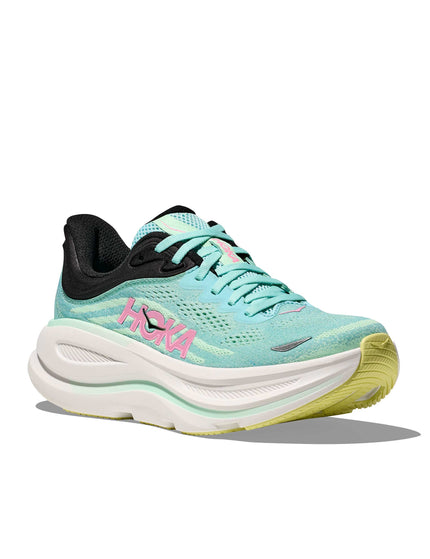 HOKA Bondi 9 - Blue Spark/Mint Fluoriteimage2- The Sports Edit