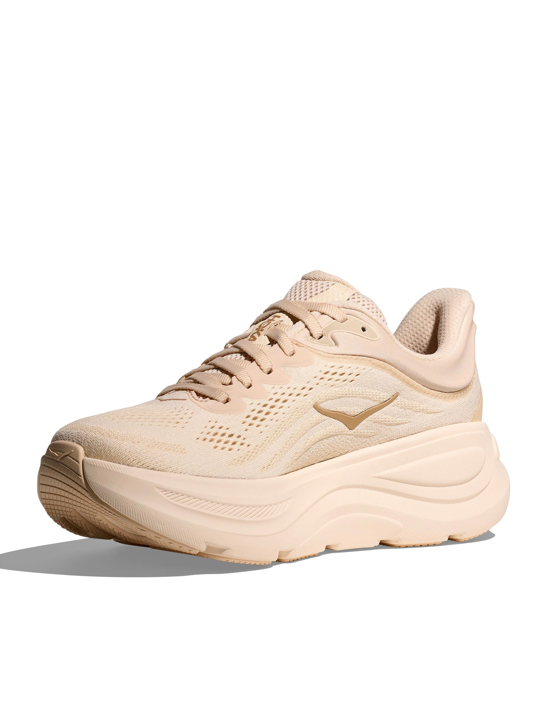 ★HOKA(W)★Bondi 9 Running Shoes★Vanilla Birch HOKA | Bondi 9 Shoes - Vanilla/Birch | The Sports Edit