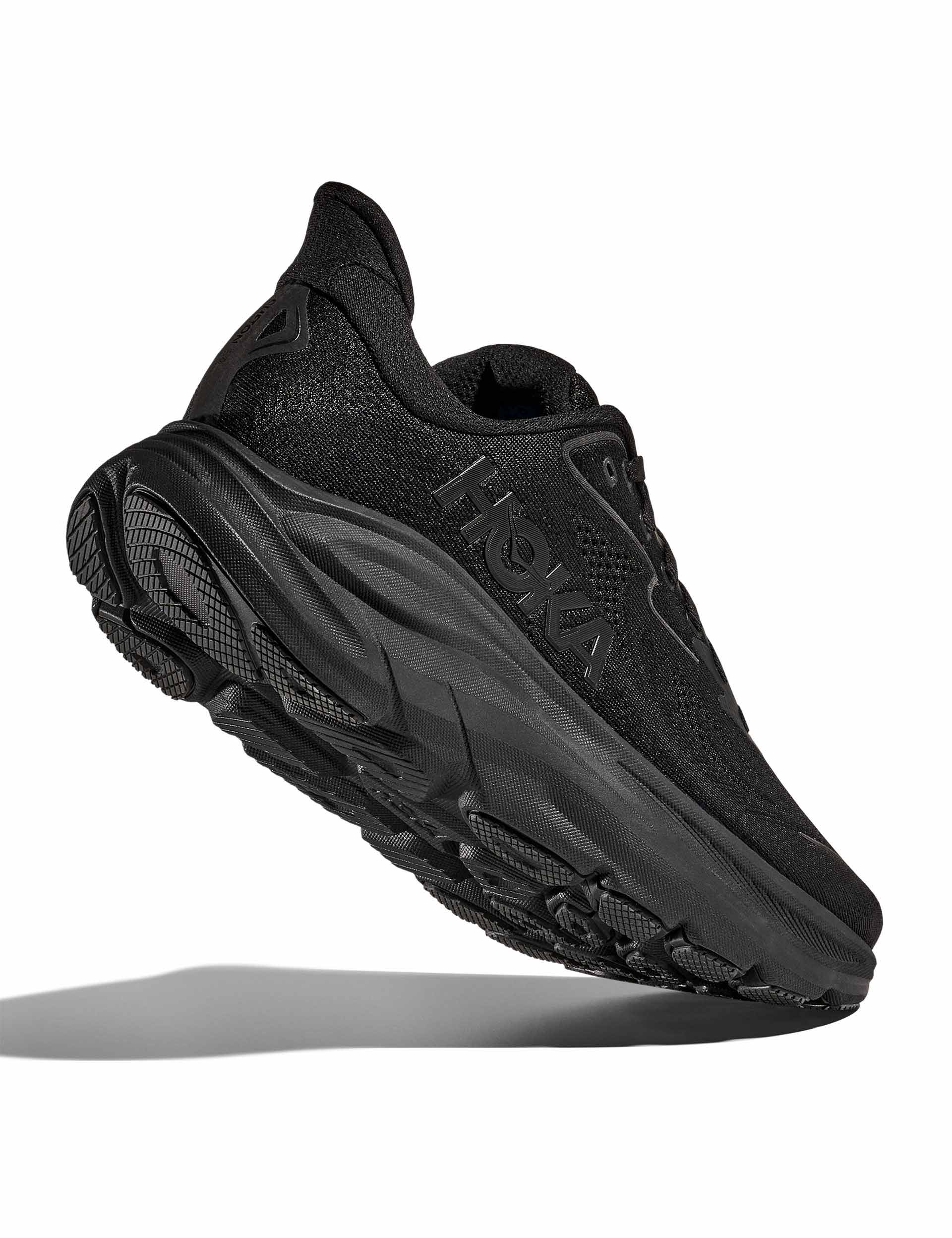 HOKA | Clifton 10 Shoes - Black | The Sports Edit