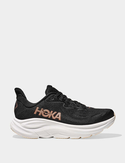 HOKA Clifton 10 - Black/Rose Goldimage1- The Sports Edit
