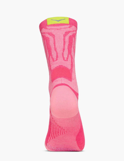 HOKA Clifton Crew Run Sock - Electric Roseimage4- The Sports Edit