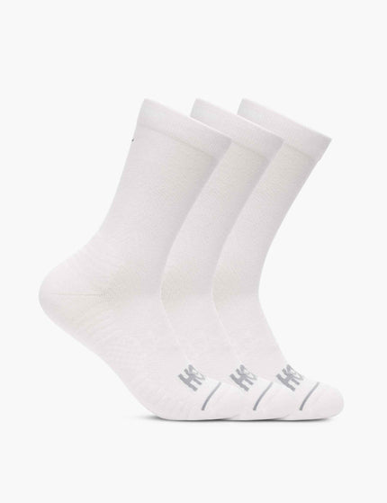 HOKA Crew Run Sock 3-Pack - Whiteimage1- The Sports Edit