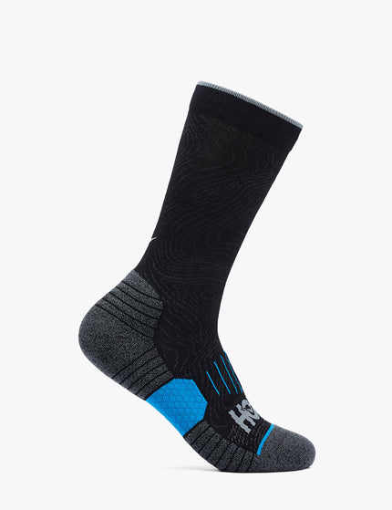 HOKA Crew Run Sock 3-Pack - White/Black/Greyimage2- The Sports Edit