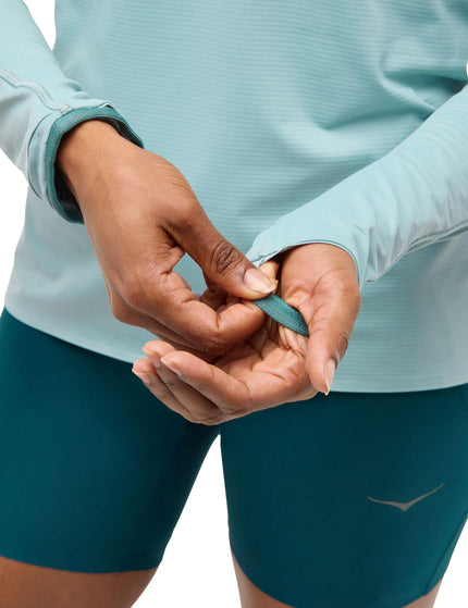 HOKA GlideTech Quarter Zip - Druzyimage3- The Sports Edit
