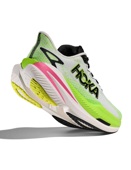 HOKA Mach X 3 - White/Neon Limeimage5- The Sports Edit