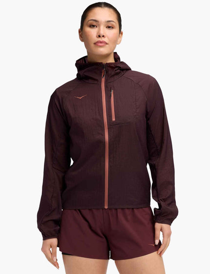 HOKA Skyflow Jacket - Black Cherryimage1- The Sports Edit