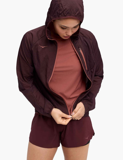 HOKA Skyflow Jacket - Black Cherryimage3- The Sports Edit