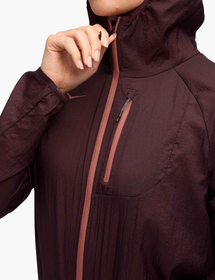 HOKA Skyflow Jacket - Black Cherryimage4- The Sports Edit