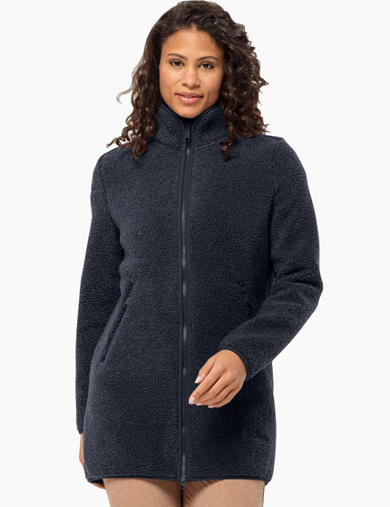 Jack Wolfskin High Curl Coat - Night Blueimage1- The Sports Edit